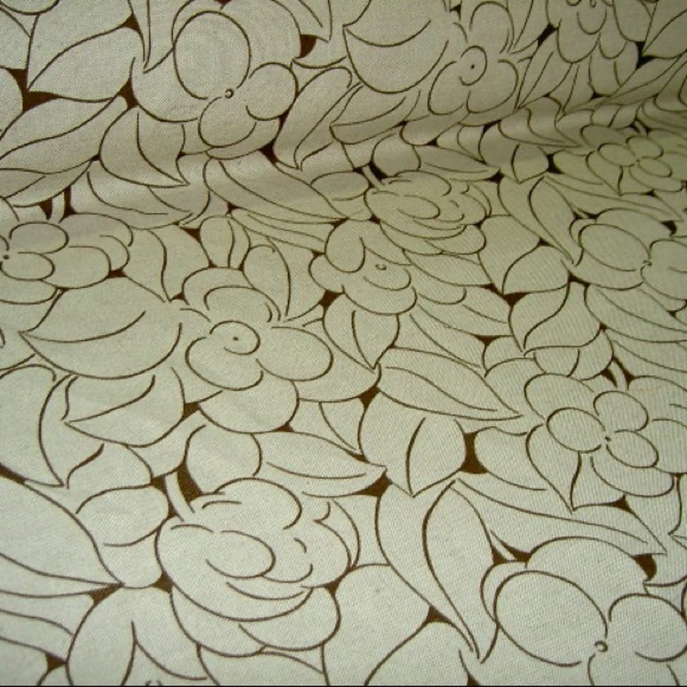 Natural Fiber Linen Cotton Gilda In Chocolate